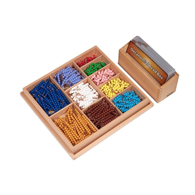 Montessori Alison's Montessori Decanomial Bead Box Complete Set Value Line