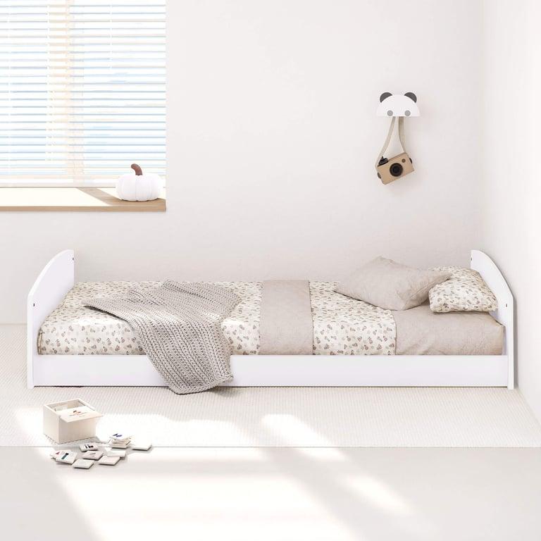 Montessori Out Of The Cot Matilda Single Floor Bed White