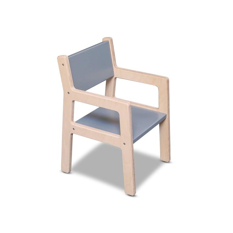 Montessori toddie.nl Skinnie Wooden Chair Denim Drift