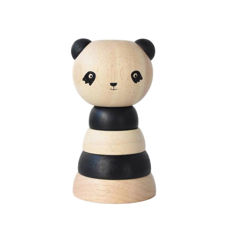 Montessori Wee Gallery Wood Stacker Panda