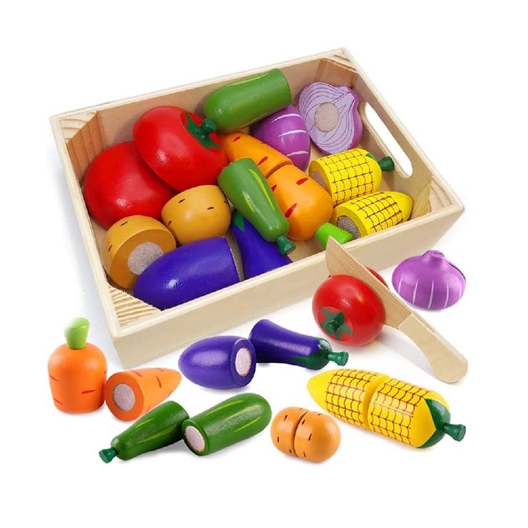 Montessori Airlab Wooden Cutting Vegetables Toys