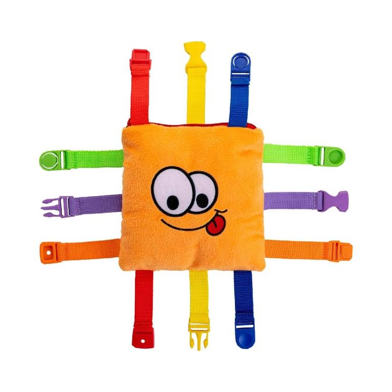 Montessori Buckle Toys Bizzy Square