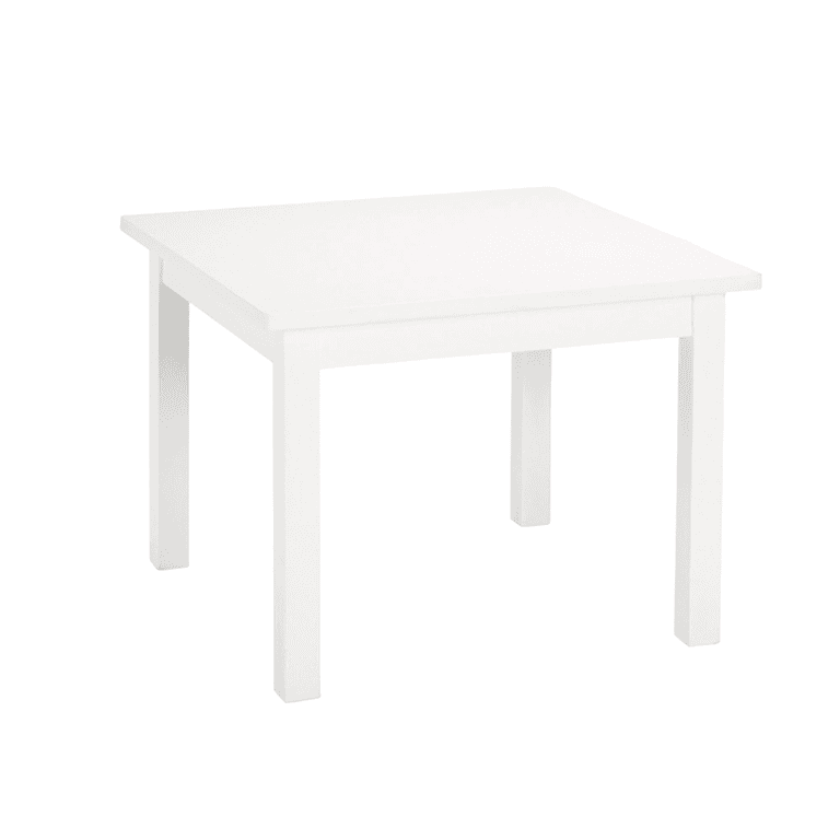 Montessori Pottery Barn Kids Table and Chair Set Simply White