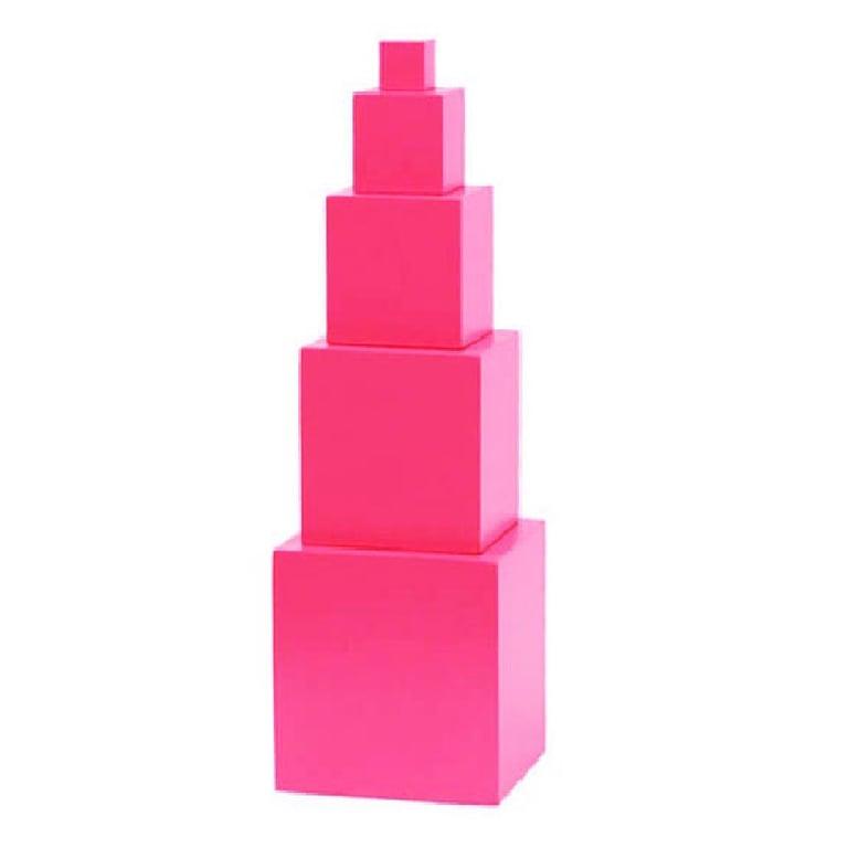 Montessori Adena Montessori 5 Steps Toddler Pink Tower