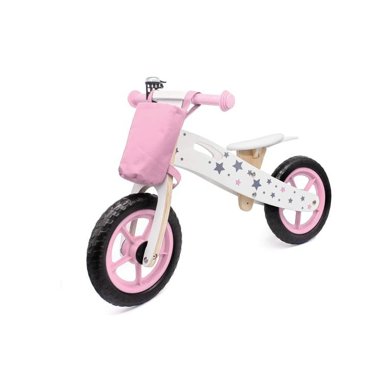 Montessori G4RCE 2-Wheels Balance Bike With Basket Pink