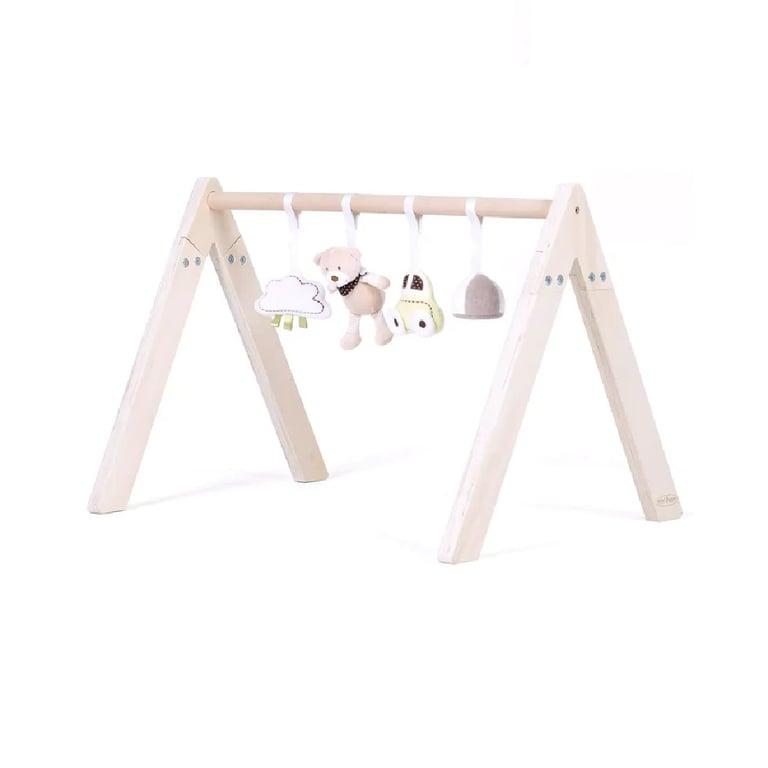 Montessori mini dream Wooden Play Gym With Toys Safari