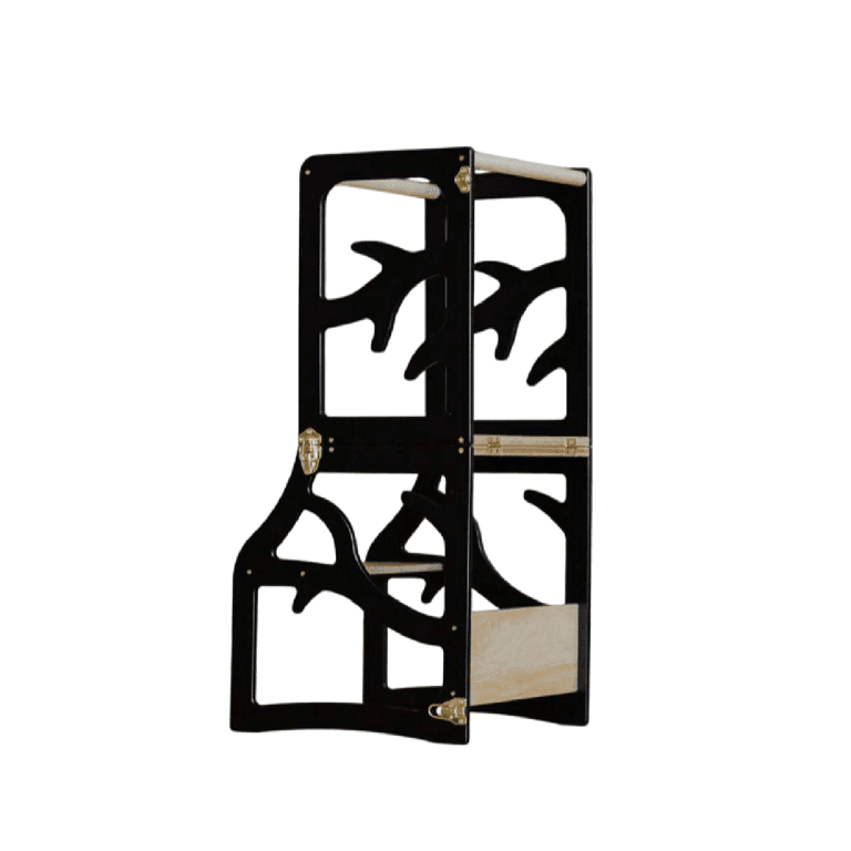 Montessori Weco 2-in-1 Tree Design Kitchen Tower Black