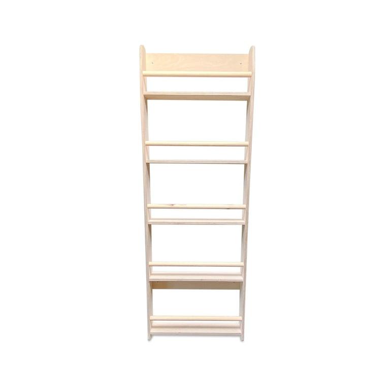 Montessori toddie.nl Shelfie Wall Mounted Bookshelf 5 Tier