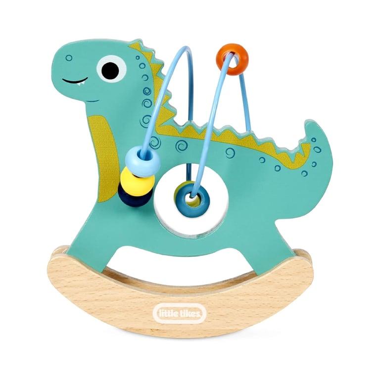 Montessori Little Tikes Wooden Critters Dino Busy Beads Maze Developmental Toy