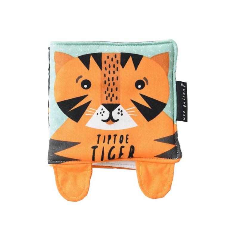 Montessori Wee Gallery Soft Book Tip Toe Tiger