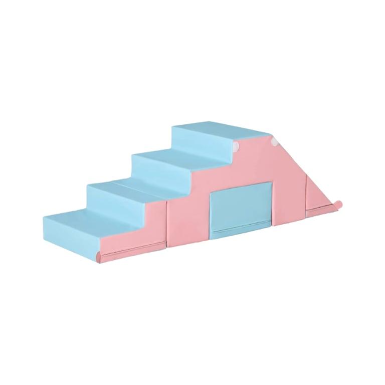 Montessori Qaba Foam Play Set Pink and Blue