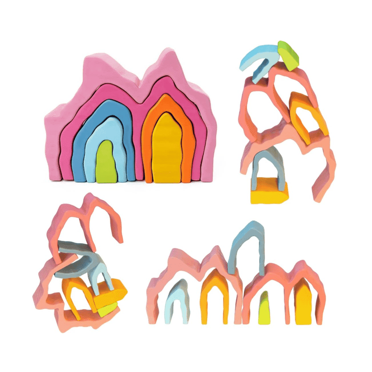 Montessori Curious Melodies Arch Stacker Coral Reef