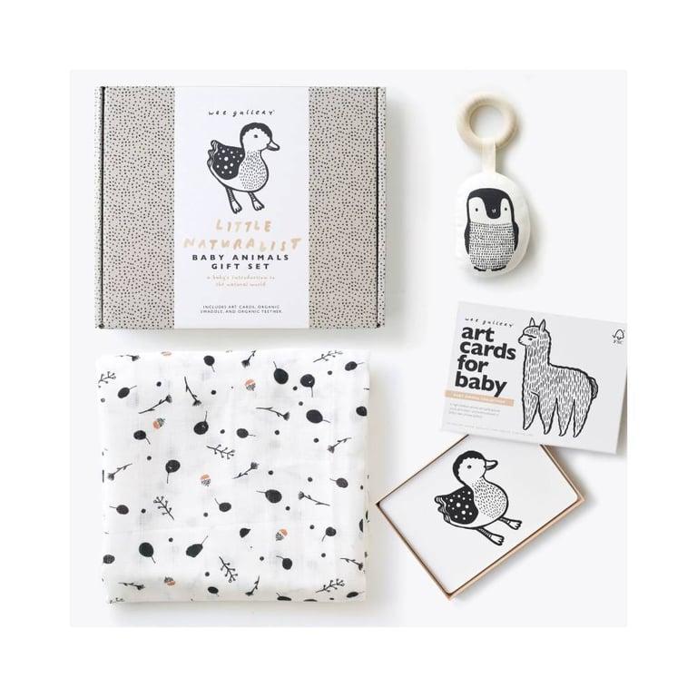 Montessori Wee Gallery Newborn Baby Gift Set Baby Animals