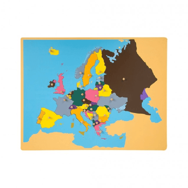 Montessori REU Leader Joy Puzzle Map of Europe