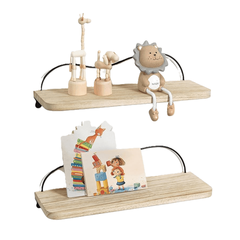 Montessori Sapowerntus Nursery Wall Shelves