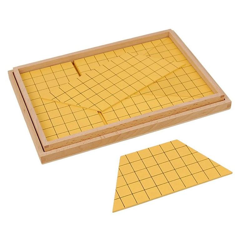 Montessori Kid Advance Montessori Yellow Triangles for Area