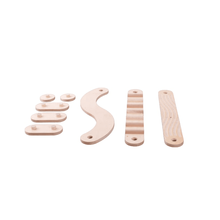 Montessori Sprout Kids Wooden Set of 3 Obstacle Balance Beams