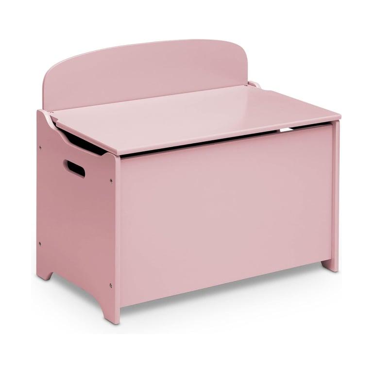 Montessori Delta Children Storage Bench MySize Deluxe Dusty Rose