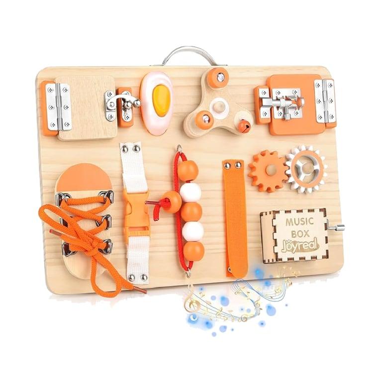 Montessori Joyreal Wooden Busy Board