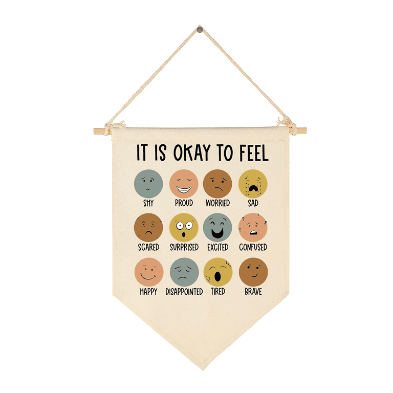 Montessori FYSIA Wall Art It's Okay To Feel