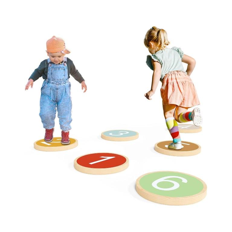 Montessori Zxyculture Wooden Stepping Stones