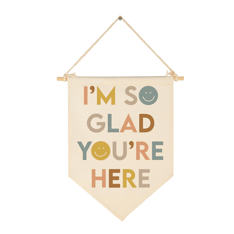 Montessori FYSIA Wall Art I'm So Glad You're Here