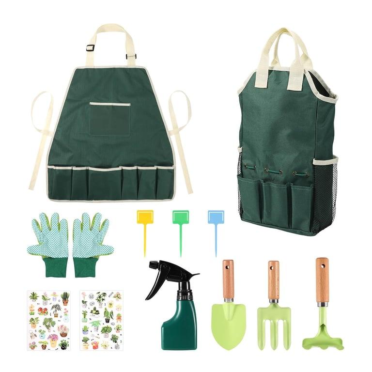 Montessori lasuroa 12 Piece Gardening Tools Set Green