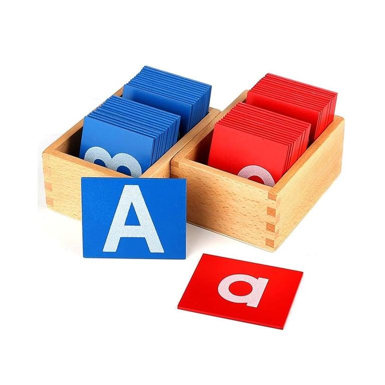 Montessori YHZAN Sandpaper Letters Lower and Capital Case With Box