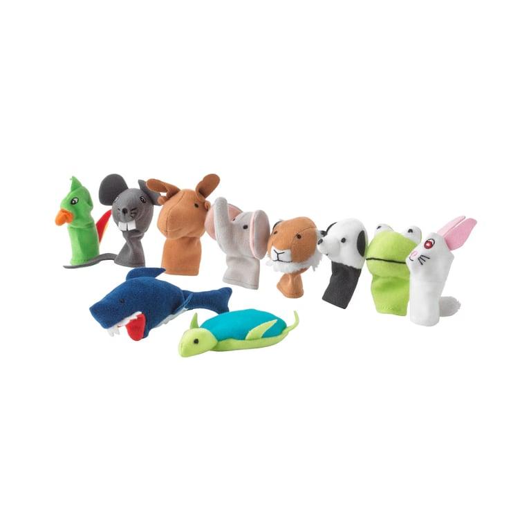 Montessori IKEA TITTA DJUR 10 Pack Finger Puppet Mixed Colors