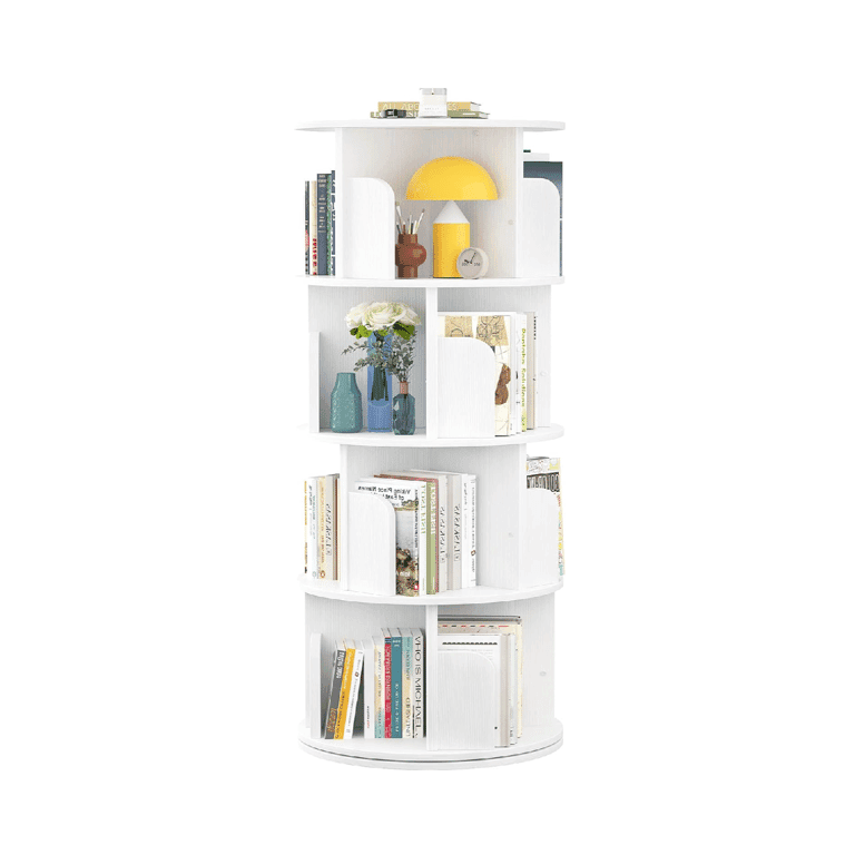 Montessori Aheaplus Rotating Bookshelf White