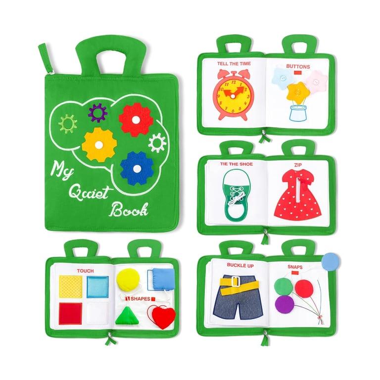 Montessori deMoca Quiet Book Green