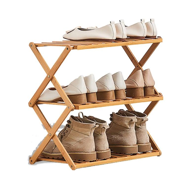 Montessori Kwude 3-Tier Bamboo Shoe Rack 20 Feet