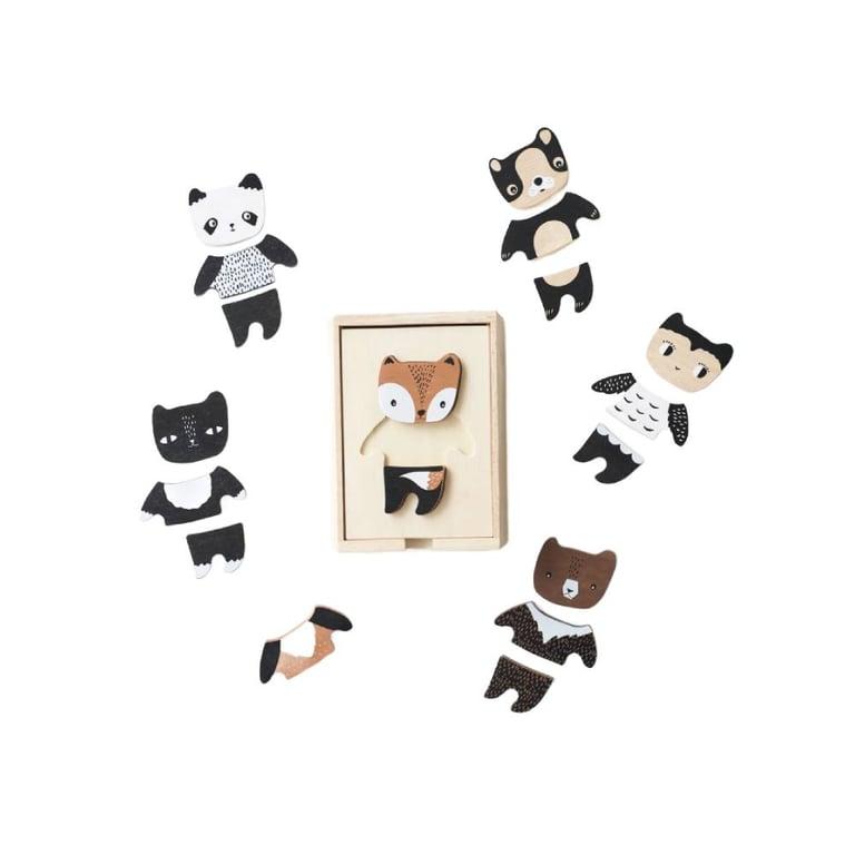 Montessori Wee Gallery Mix and Match Animal Tiles