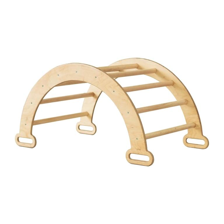 Montessori Goodevas Wooden Climbing Arch Beige