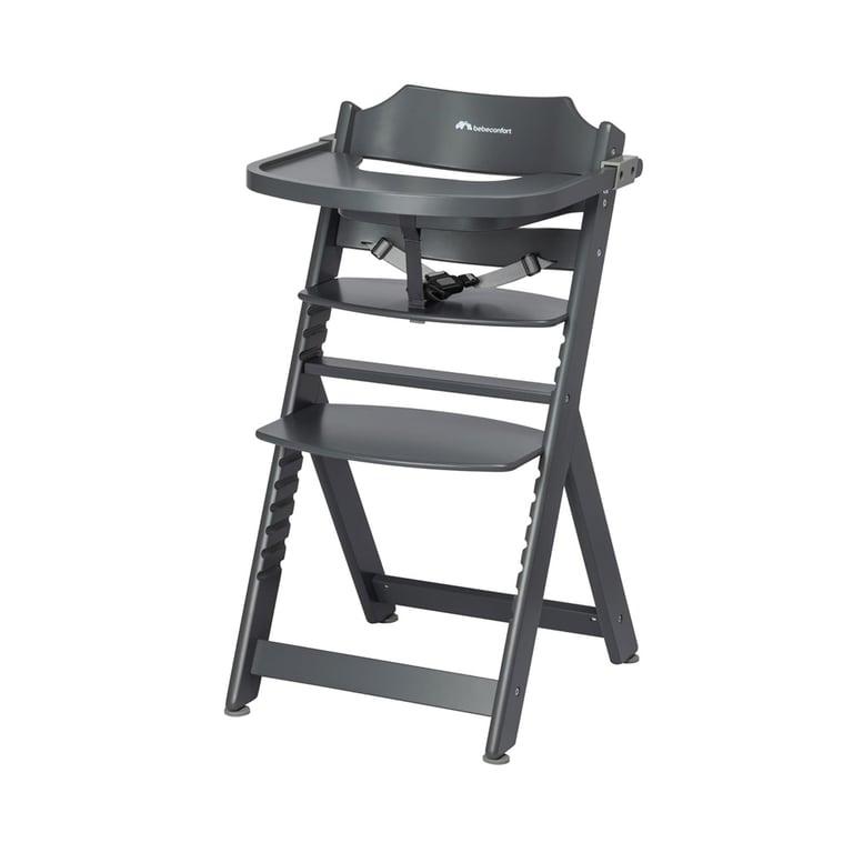 Montessori Bebeconfort Timba Evolutive Wooden High Chair Gray