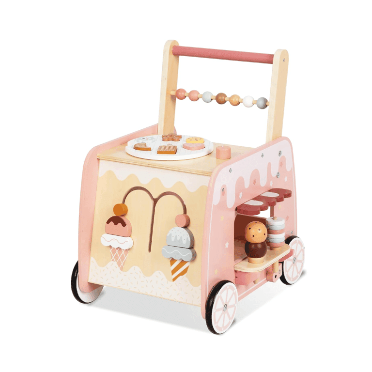 Montessori bpmfkid Push Walker Ice Cream Cart