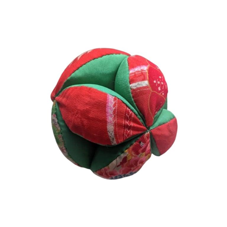 Montessori J and C Retro Soft Toys Ball Pink and Green