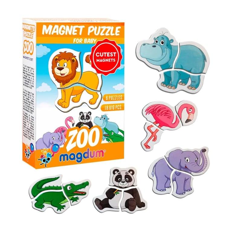 Montessori MAGDUM Zoo Magnetic Puzzles