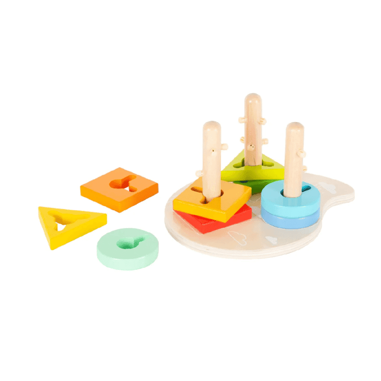 Montessori Small Foot Shape Sorter and Stacker