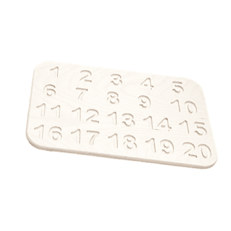 Montessori Bush Acres Ryder Tracing Board Numbers