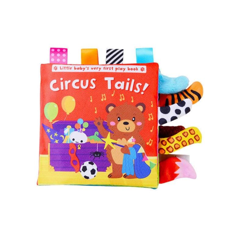 Montessori Clever Toys Box Animal Tails Soft Book Circus