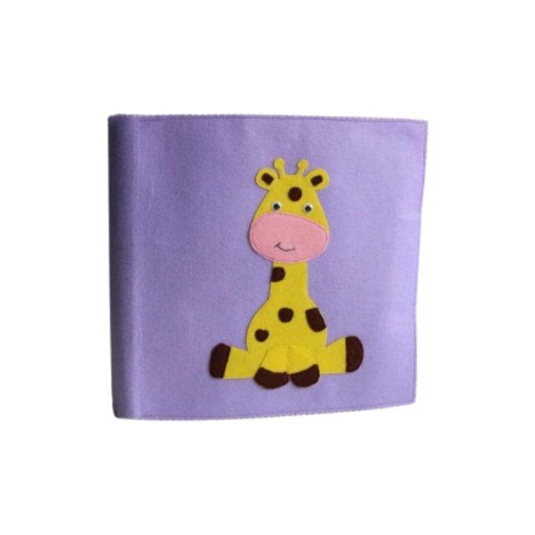 Montessori NONO Shop Personalised Felt Quiet Book Giraffe