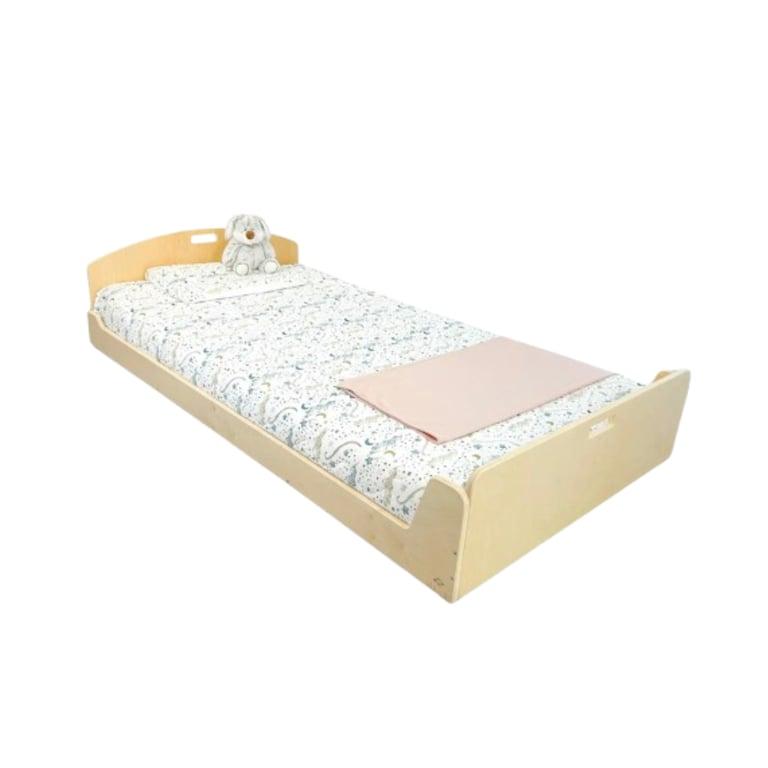 Montessori Sapiens Child Cherry Twin Montessori Floor Bed Birch