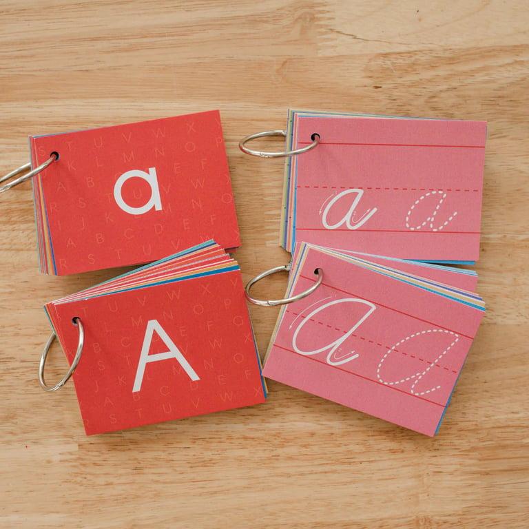 Montessori September & Co. ABC Letter Flash Cards Cursive Lowercase