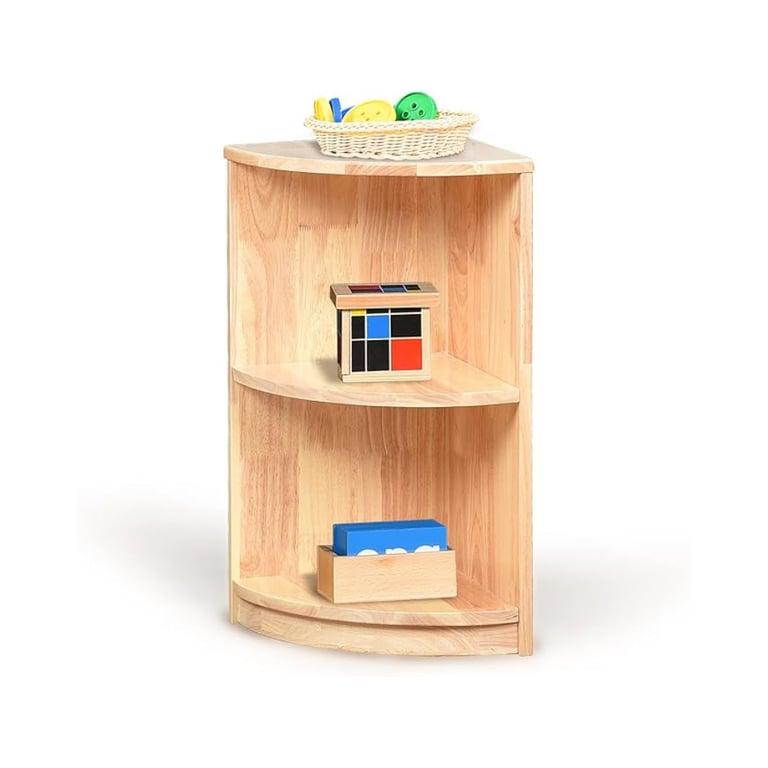 Montessori KRAND Montessori Shelf 3-Tier Corner Cabinet