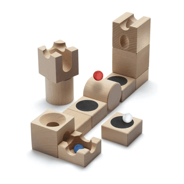 Montessori Cuboro Marble Run The Extra Set for Adventurous Jumps