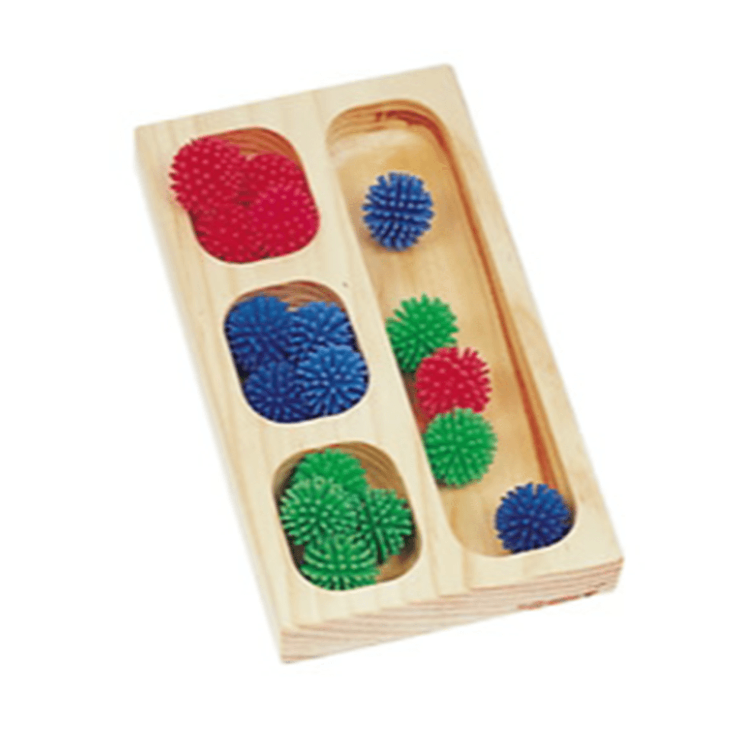 Montessori Montessori N’ Such Wood Sorting Tray 3 Compartment
