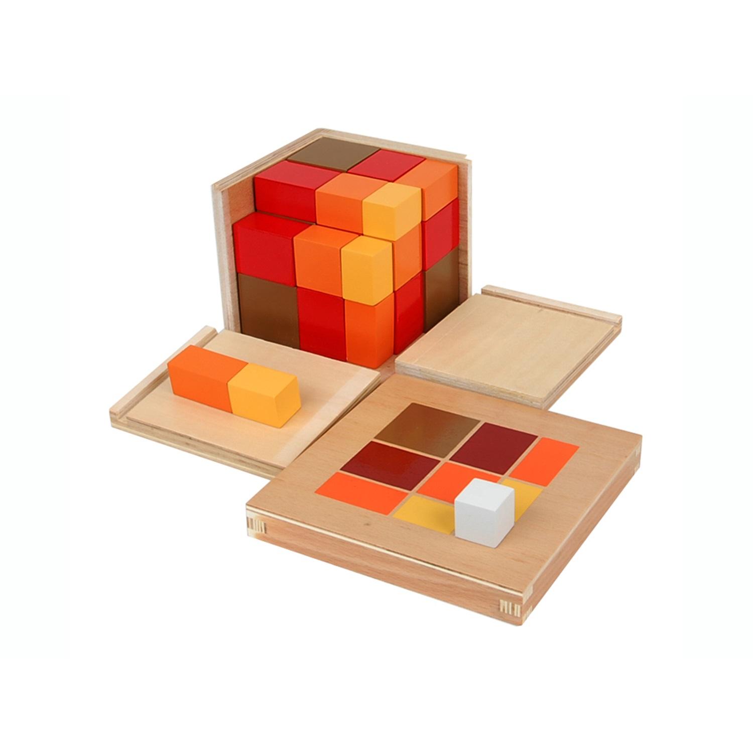 Montessori E&#038;O Montessori Arithmetic Trinomial Cube
