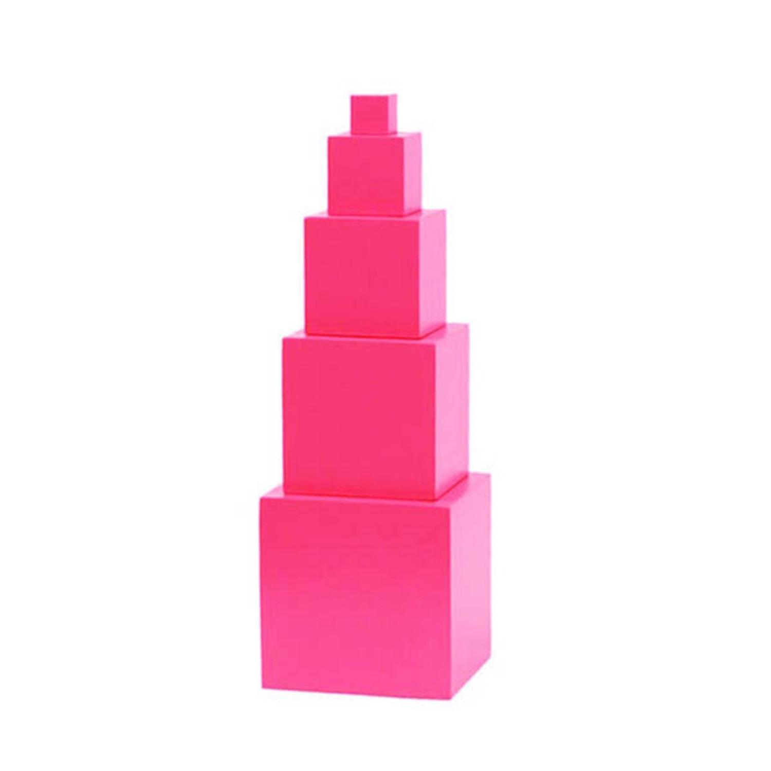Montessori Adena Montessori 5 Steps Toddler Pink Tower
