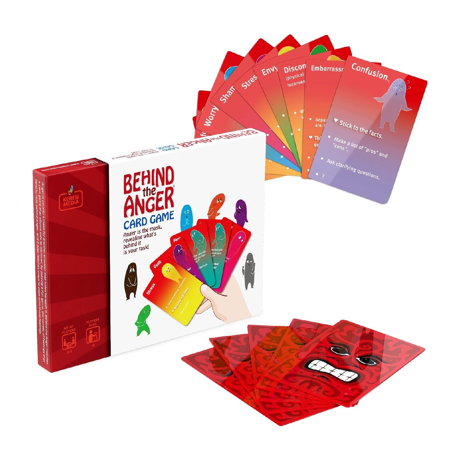 Montessori Behind The Anger Conversational Card Game